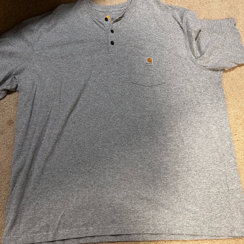 Carhartt Gray Casual Button Down Shirt